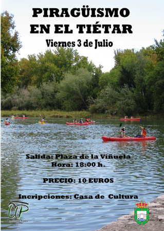Imagen Piragüismo en el Tiétar. Viernes 3 de julio.