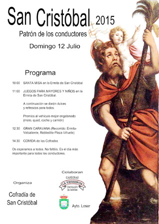 Imagen San Cristóbal 2015. Domingo 12 de julio.