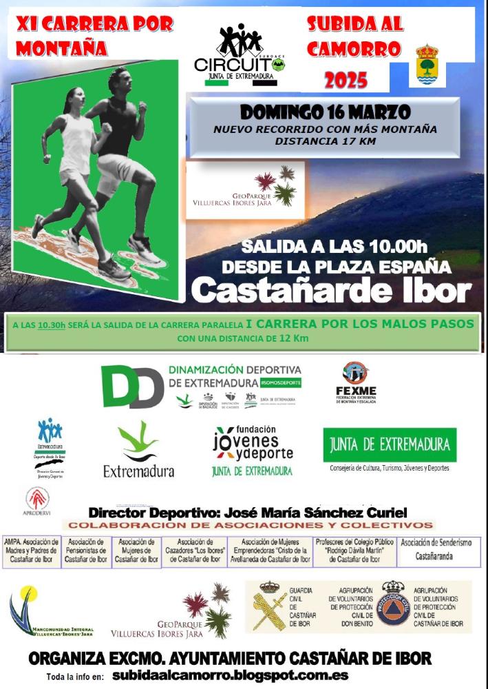 Imagen XI CARRERA POR MONTAÑA “SUBIDA AL CAMORRO” y I CARRERA “POR LOS MALOS PASOS”
