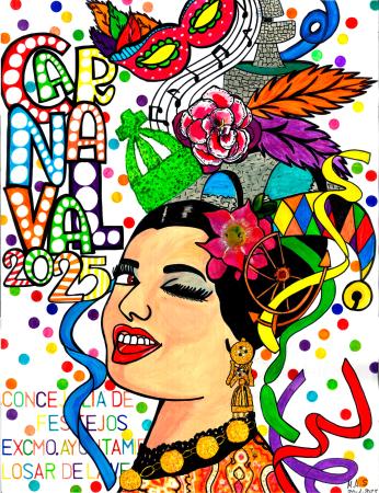 Imagen Carnaval Losareño 2025. Cartel y Programa