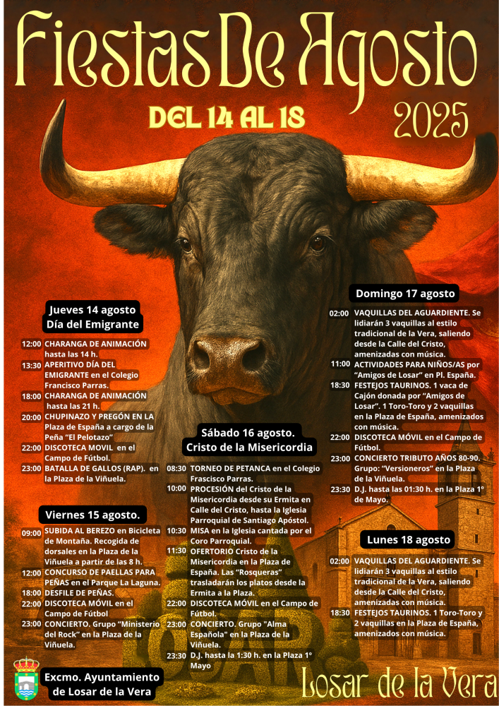 Imagen Programa Fiestas de Agosto 2025